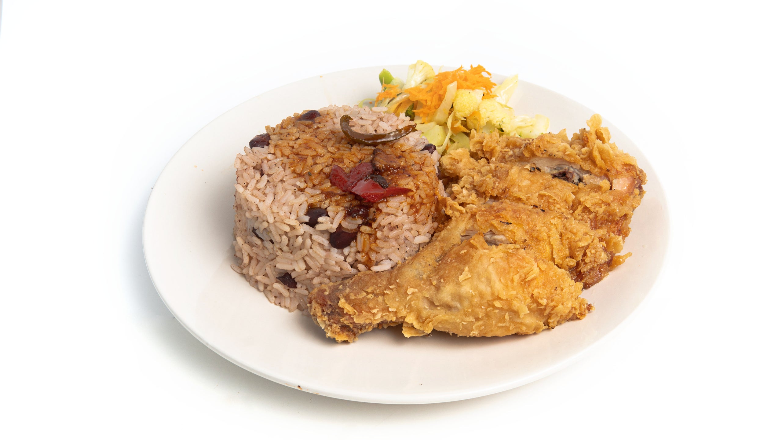 Fry Chicken Meal Jamaica Stamp Ajax